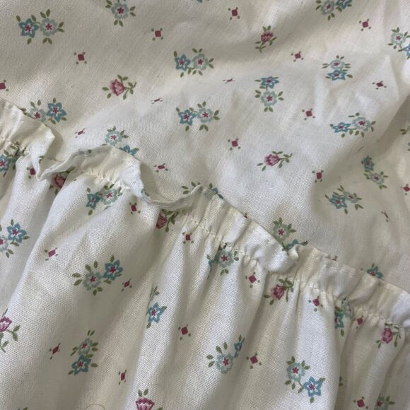 Vintage Union JC Penney Prairie Cottage Core Dress Floral Girls 10 elastic waist - Picture 14 of 14